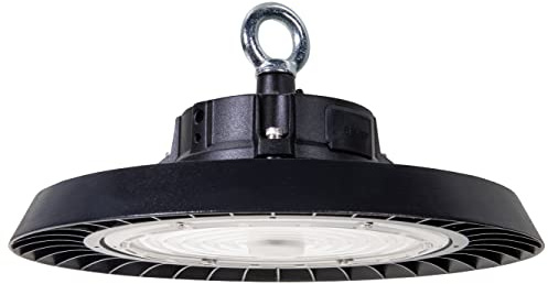 illumitec 2 Stk. LED Hallenstrahler 100/80/60W, 174 lm/W, 4000/5000/5700K | Leistung & Lichtfarbe einstellbar, Abstrahlwinkel 90°, blendarm, UFO Hallenleuchte, Industrielampe, 5-Jahre Garantie