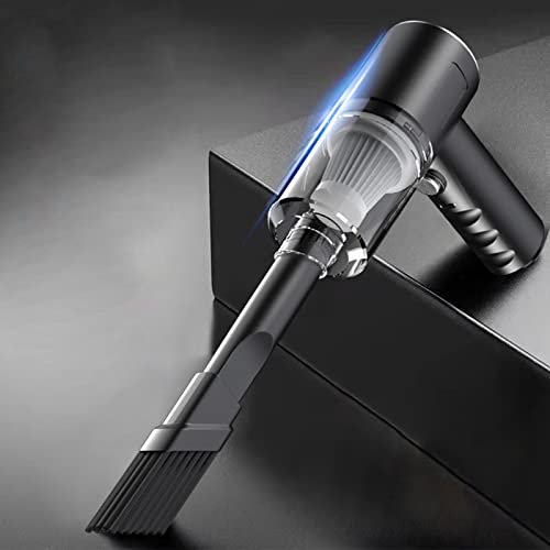 WAGNUS Aspirateur de Voiture à Main sans Fil, Petit aspirateur de Voiture à Aspiration puissante de 120 W, Mini dépoussiéreur avec aspirateur Portable USB