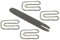 35 cm / 1,3 mm / 3/8 / 50 TG Guide bar + 4 Chains Compatible with Stihl 021 MS 210 Chainsaw