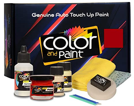ColorandPaint für Renault Rouge Flamme Nacre - NNP Ausbesserungslack - exakte Übereinstimmung, OEM-Qualität - alle Modelle kompatibles Kratzer-Reparaturset - Basic