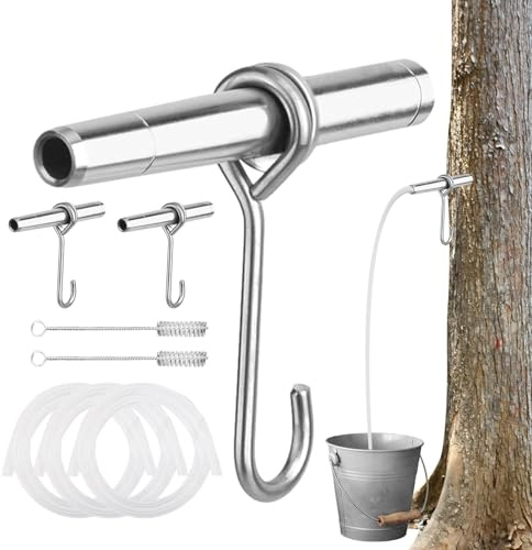 ulapithi Ahornsirup-Zapfhähne, Ahornsirup-Haken, Ahornsirup Zapfset, Ahornsirup-Zapfset, Ahornsirup Zapfhähne, Ahornsirup-Lieferungen, Ahornsirup Saftbaum Zapfhahn, Wiederverwendbare Baumwasserhähne