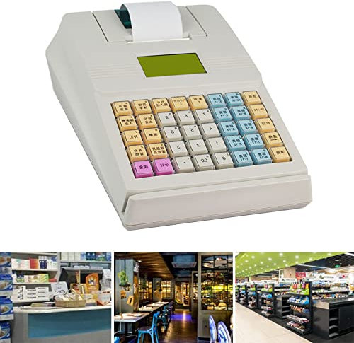 Generisch Digitale Registrierkasse mit 40 Tasten LED Display, ideal für kleine Unternehmen, Einzelhändler, Supermärkte und Restaurants
