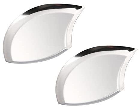 Cabilock 2piezas Plato Inoxidable Para Dulces y Soperas Bandeja De Almacenamiento Diseño Especial