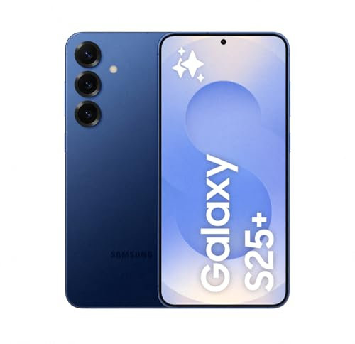 Samsung Galaxy S25+ 512GB Teléfono Móvil con IA, Galaxy AI, 12GB RAM, Cámara 50MP, Dual SIM, IP68, Garantía del Fabricante 3 Años + 1 Año Extra, Color Azul Marino (Versión Española)