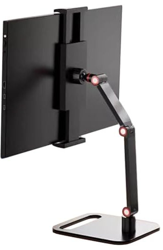 Sxmrmnx Portable Monitor Holder Tablet Stand Adjustable Portable Monitor Desktop Clamp Stand