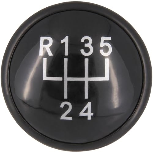 Recambo Schaltknauf Kappe Emblem Abdeckung 5 Gang passend für VW Lupo, 1998-2005, Plug & Play, schwarz