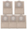 Lot de 5 sacs à poussière pour aspirateurs TC-VC 1820, TC-VC 1820 SA, TC-VC 1812 S - Sacs de rechange en tissu non tissé de grande capacité