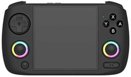 Uxsjakjsd RG CubeXX Retro Handheld Game Console 3.95 Inch IPS Screen 64 Bit Linux System with RGB Joystick -Support 32GB Black