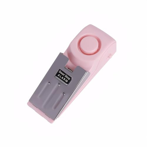 Mengshen Türstopper Alarm Anti-Diebstahl Sicherheitsalarm Tragbar Pink | Hohe Empfindlichkeit, Für Türen, Home Safety Protection