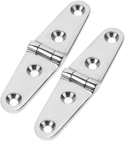 SHINEOFI 2pièces Charnières De Bateau Acier Inoxydable Lot De Charnière Pour Portes De Bateau Quincaillerie Usage