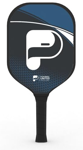 Pickleball United Freedom Paddle – Lightweight Graphite & Fibreglass Pickleball Paddle with Soft Grip, Large Sweet Spot & Softcover – 230g – For Beginners to Advanced Players