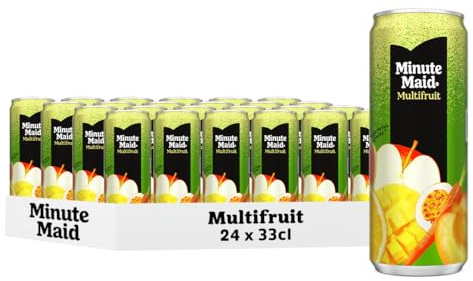 Minute Maid Multifruit, Jus de Fruits, 33cl, Pack de 24 Canettes