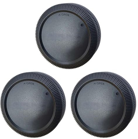 3pcs Rear Lens Cap Cover Compatible with Fuji Micro SLR X-Mount Lens for APS-C Camera X-Pro1 Pro3, S10; M1 M5, X-E1 E2 E4 E5, A1 A2 A5 A7, H1 H2 H2S, T1 T3 T4 T5 T10 T30 T30II T30 III T50 T100 T200