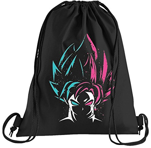T-Shirt People Goku Blue Rose Sportbeutel – bedruckter Beutel – eine schöne Sport-Tasche Beutel mit Kordeln