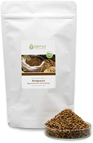 Brotgewürz Bayrische Art mit Kümmel Koriander Fenchel Anis | Direkt vor Abfüllung frisch gemahlen 200g | Ohne Salz oder Zusatzstoffe | Brotgewürzmischung