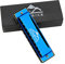 EastRock Harmonika C-Dur Harmonika mit Box 10-Loch Harmonika für Schüler, Fortgeschrittene und Anfänger (10-Loch,Blau)