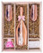 Bottega Rose Gold Sparkling Wine 75cl Gift Set Hamper With 2 Metallic Pink Champagne Flutes, Chocolates and Gift Box - Gifts For Girls and Women (Metallic Tops)