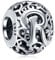 Annmors Damen Buchstabe R Charms für Armband 925 Sterling Silber Anhänger Vintage Alphabet Bead Buchstabieren Sie das Wort Sammlung