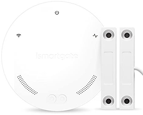 ismartgate Kit Mini Garage Door compatibile con Google Home, Amazon Alexa, iFTTT, Free Remote Access and Alerts, No Additional Fees (Wired Sensor)