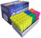 Essential Arts Square Highlighter Assorted Bulk Pack of 48 | Includes, Yellow, Green, Blue, Pink and Orange Fluorescent Highlight Marker Pens for Office, School and Business