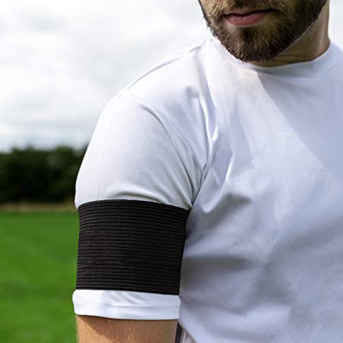 FORZA Trauer-Armbinde (Erinnerung/Respekt) | Elastisches Armband (Packung von 1)