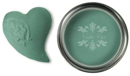 Nordic Chic Outdoor and More | No Seal Chalk Paint | Colour Azur | 750ml | Interior & Exterior Use | Furniture | Kitchens | Wood | Walls | Metal