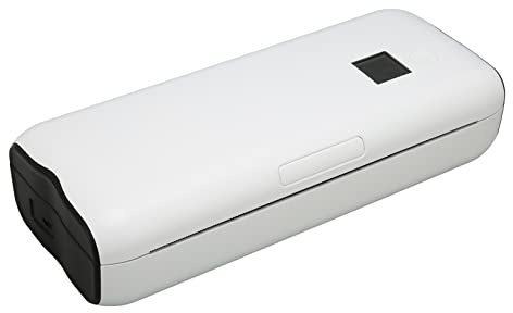 Dpofirs Drahtloser Tragbarer BT-Drucker, 216 Mm A4-Papier Drahtloser BT-Thermodrucker für Mobiles Büro, USB-Thermodrucker