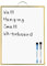 ANLIOTE Small Hanging Whiteboard for Wall, 40 x 30 cm Portable Dry Erase Board A3 Magnetic Surface with Handle, Aluminum Gold Frame Mini Notice Board for Home Kitchen, Office, School, 2 Marker Pens