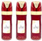 Ameerat al Arab 3x200 ml Natürliches Deo-Spray 3er-Pack (je 200 ml) - Lattafa Deo mit erfrischender Formel für 48 Stunden Schutz und zarte Pflege.