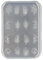 Seluluory Nail Art Mold for DIY Decorations - Silicone Templates & Carving Moulds Accessory