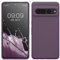 kwmobile Carcasa Compatible con Google Pixel 7 Pro Funda - Case TPU y Silicona antigolpes - Apto Carga inalámbrica - Iris pálido
