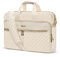 MOSISO 15-15,6 Zoll Laptoptasche, Aktentasche für Frauen&Männer, 16 Zoll Square Quilted Computer Messenger Tasche Büro Reisen Business mit 3 Taschen & Riemen, Beige