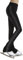 CHICTRY Eiskunstlauf Hose Mädchen Training Kinder Strass Glitzer Turnhose High Waist Schlittschuh Hose Stretch Skating Leggings Schwarz 146-152