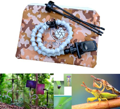 Guage Pocket Macro Photography Clip - 600mm Lightweight Clamp for Outdoor Macro Shooting - Mini Background/Photography/Modeling/Extension Clip (Lightweight Tpye