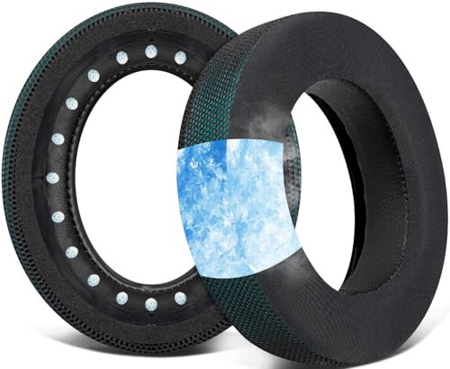 SOULWIT Kühlgel Ersatzpolster Ersatz Ohrpolster für Corsair HS75 XB HS70/Pro HS60/Pro HS50/Pro Gaming Headset/Kopfhörer,mit hoher Dichte geräuschisolierendem Schaumstoff