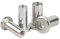 5/10/20PCS M3 M4 M5 M6 M8 304 Edelstahl Möbel Große Flache Sechskant Innensechskant niet Stecker Einsatz Joint Hülse Mutter(35mm length,M4 x 20pcs)