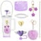 7pcs Cup Accessories for Stanley Cup, Water Bottle Accessories for Stanley 30/40 Oz Tumbler With Cup Anti-slip Sleeve, Handle, Lanyard, Straw Cap, Pom-pom Pendant, Flower Pendant And Hook for Stanley