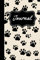 Paw Print Journal – Cute Notebook for Writing, Journaling & Notes: Softcover 6 x 9 | 100 Cream Pages | Fun Pattern Notebook for Pet Lovers, Students, and Everyday Use