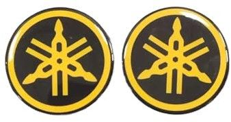 Paraserbatoio per moto Per YAMAHA Yzf R1 R3 R6 Mt07 09 125 Tracer Fz6 Oro Argento Adesivi in ​​gomma Emblema Serbatoio Logo Decalcomania del motociclo(6)