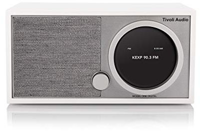 Tivoli Audio Model One Digital Gen 1 DAB/DAB+/FM Radio Digitale con funzionalità Wireless Wi-Fi e Bluetooth (Bianco / Grigio)