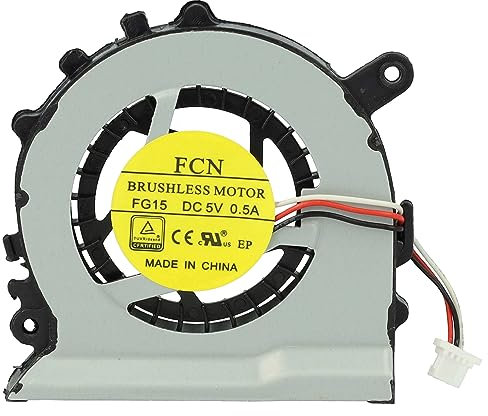 vhbw ventola per CPU/GPU compatibile con Samsung NP530U3B, NP530U3C, Ativ Book 5, NP530U4E, NP532, NP530 notebook, laptop, con spina 3 pin