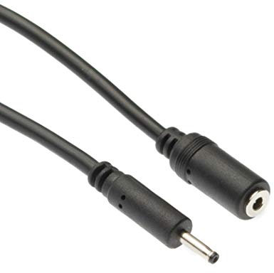 Kingfisher Technology Long 3m Extension Lead 2A Female to Male DC Plug Power Charger Cable Black (22AWG) 4 Point of View Mobii 703 Tablet PC