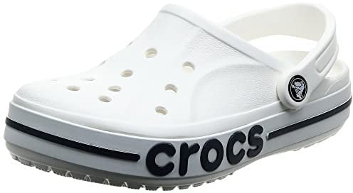 Crocs Crocband Sandals, Unisex-Kids Sandals, Lightweight and with Secure Fit, in Electric Pink / Cantaloupe Strap and Stripe Detail, Size C13 UK