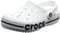 Crocs Crocband Sandals, Unisex-Kids Sandals, Lightweight and with Secure Fit, in Electric Pink / Cantaloupe Strap and Stripe Detail, Size C13 UK