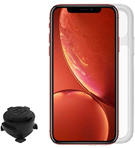 Zéfal Kit Z Console étanche Coque et Housse iPhone XR et Z Bike Mount Smartphone Moto-Support téléphone Potence/Guidon vélo Cyclisme, Mixte Adulte, Noir, Taille Unique