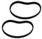 2 x PJ307 Replacement Ribbed Drive Belt for Stanley Bostitch & Husky Air Compressor by Pix