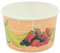 tradingbay24 Eisbecher, Pappe rund 200 ml Ø 9,5 cm, 6 cm tbU90237 EIS-Schale Dessertschalen Früchte-Dekor, 50 Stück