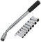 Spares2go Extendable Wheel Nut Socket Wrench 13mm 14mm 15mm 17mm 19mm 21mm 22mm 24mm Brace Breaker Power Bar 1/2 dr