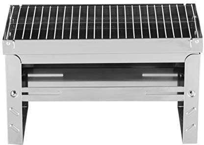 Mustang Klappgrill TREK | Edelstahl | BBQ Holzkohlegrill | Reisegrill | Tischgrill | Campinggrill | Partygrill | 3,9 kg