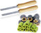 Bonballoon 2pcs Stainless Steel Vegetable Corer, 8 Long, Non-Slip Wooden Handle, Dishwasher Safe